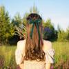 4pcs Small Hair Bow Clips for Women Girls Green Silky Satin Hair Ribbon Large Bows for Hair Different Sizes Bowknot Alligator Clips Hair Bow Barrettes Oversized Long-tail Aesthetic Hair Accessories view 3