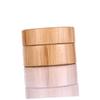 Angoily Bamboo Cream Bottle Travel Containers for Creams Makeup Sealed Travel Makeup Case view 3