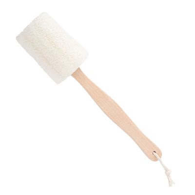 Angoily 3pcs Natural Exfoliating Loofah Bath Brush Long Handle for Dry Oily Skin