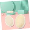 Angoily 4pcs Loofah Body Scrubbing Towels Comfortable Bath Sponges for Exfoliating Skin Gentle Back Massage Safe Material for Men and Women for Home and Dorm Use view 2