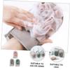 Angoily 6pcs Exfoliating Bath Mitt Dual-sided Scrubber Gloves for Deep Cleansing and Skin Shower Essentials Random Colors Light view 4