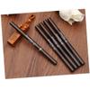 Angoily 3pcs Eyebrow Pencil Brush Set Black Dual-ended Automatic Brow Makeup Tool Soft Brush Tip for Natural All-day Wear and Easy Application view 2