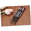 Angoily 3pcs Eyebrow Pencil Brush Set Black Dual-ended Automatic Brow Makeup Tool Soft Brush Tip for Natural All-day Wear and Easy Application view 3
