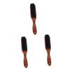 Angoily 3pcs Styling Beard Brush for Men Wooden Handle Portable Detangling Brush Professional Men Beard view 1