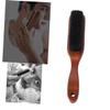 Angoily 3pcs Styling Beard Brush for Men Wooden Handle Portable Detangling Brush Professional Men Beard view 3