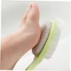 Angoily 3pcs Dry Brush Callus Remover Body Exfoliator Foot Brush Plastic Handle Random Color view 2