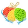 Angoily 6pcs Honeycomb Bath Sponges for Exfoliating Cleansing and Skin Care Vibrant Yellow Green and Orange Colors view 2