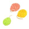Angoily 6pcs Honeycomb Bath Sponges for Exfoliating Cleansing and Skin Care Vibrant Yellow Green and Orange Colors view 4