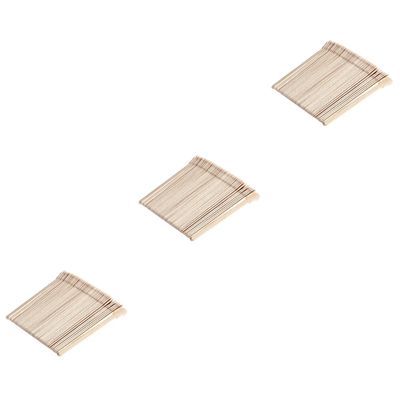 Angoily 3sets Brow Wax Sticks Professional Waxing Kit Wooden Wax Applicator Sticks Spatula Hair Removal Spa Tools 50pcs*3