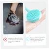 Angoily 3pcs Men Shower Back Scrubber Bath Brush for Men Silicone Exfoliating Cleaning Tool for Bathroom view 3