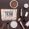 BDPWSS K-pop Makeup Bag Korean Drama Lover Gift Education Is Important But K-pop Is Importanter Toiletry Bag For Kpop Fans (Important kpop bag) view 4