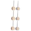 Angoily 6pcs Exfoliating Body Sponge Bath Shower Loofah Bath Poufs for Shower Net Scrubber for Body Scrubber Ball Foaming Puff view 1