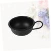Angoily Practical Metal Shaving Bowl for Men Design for Shaving Soap Cream for Home Barber Use Convenient for Storage view 2