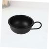 Angoily Practical Metal Shaving Bowl for Men Design for Shaving Soap Cream for Home Barber Use Convenient for Storage view 4