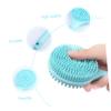 Angoily 2pcs Silicone Bath Brush Dual-Sided Exfoliating Back Scrubber for All Skin Types -Tear Design Hanging for Easy Storage for Family view 3