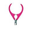 Beatifufu Special Stainless Steel Cuticle Nipper with Long Jaw Design for Easy Nail Care Ergonomic Portable Manicure Tool for Fingernails and Toenails Rose Red view 1