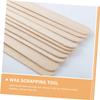 Angoily 100pcs Wooden Wax Sticks for Hair Removal and Crafting Wax Applicator Tools Smooth for Even Application for Salons and Home Use view 3