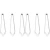 Angoily 6 Pcs Fish Bone Clip for Restaurant Slant Tweezer for Bone Removing Stainless Steel Tweezer Fish Food for Hair Removing view 1
