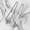 Angoily 6 Pcs Fish Bone Clip for Restaurant Slant Tweezer for Bone Removing Stainless Steel Tweezer Fish Food for Hair Removing view 4