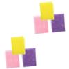 Angoily 6pcs African Exfoliating Body Scrubber Soft Mesh Shower Net Sponge for Deep Cleansing for Back Neck Feet Easy to and Dry after Use view 1