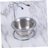 Angoily 3pcs Men Shaving Bowl Brush Stand Safety Razor Holder Shaving Brush Stand Bowl Organized view 2