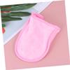Angoily 8pcs Luxurious Face Cleaning Gloves Soft Makeup Removal Puff Reusable Scrub Gloves for Daily Use view 2