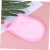Angoily 8pcs Luxurious Face Cleaning Gloves Soft Makeup Removal Puff Reusable Scrub Gloves for Daily Use view 4