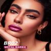 MAKI YIKA Metallic Lipstick Long Lasting Hot Pink Lipsticks for Women Shine Red Lipstick Smudgeproof Transferproof Lip Gloss (BR02 Metal Barbie) view 3
