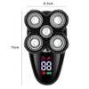 EKHOU Head Shavers for Bald Men, 5 in 1 Electric Razor for Men Bald Head Shaver LED Display Nose Hair Beard Trimmer Clippers Facial Cleansing Brush USB Rechargeable view 4
