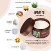 NUSPA Argan Oil Hair Mask Deep Moisturizing Hair Masque Keratin Hair Treatment Daily Hair Care For Damaged Dry Frizzy Hair,200ML view 2