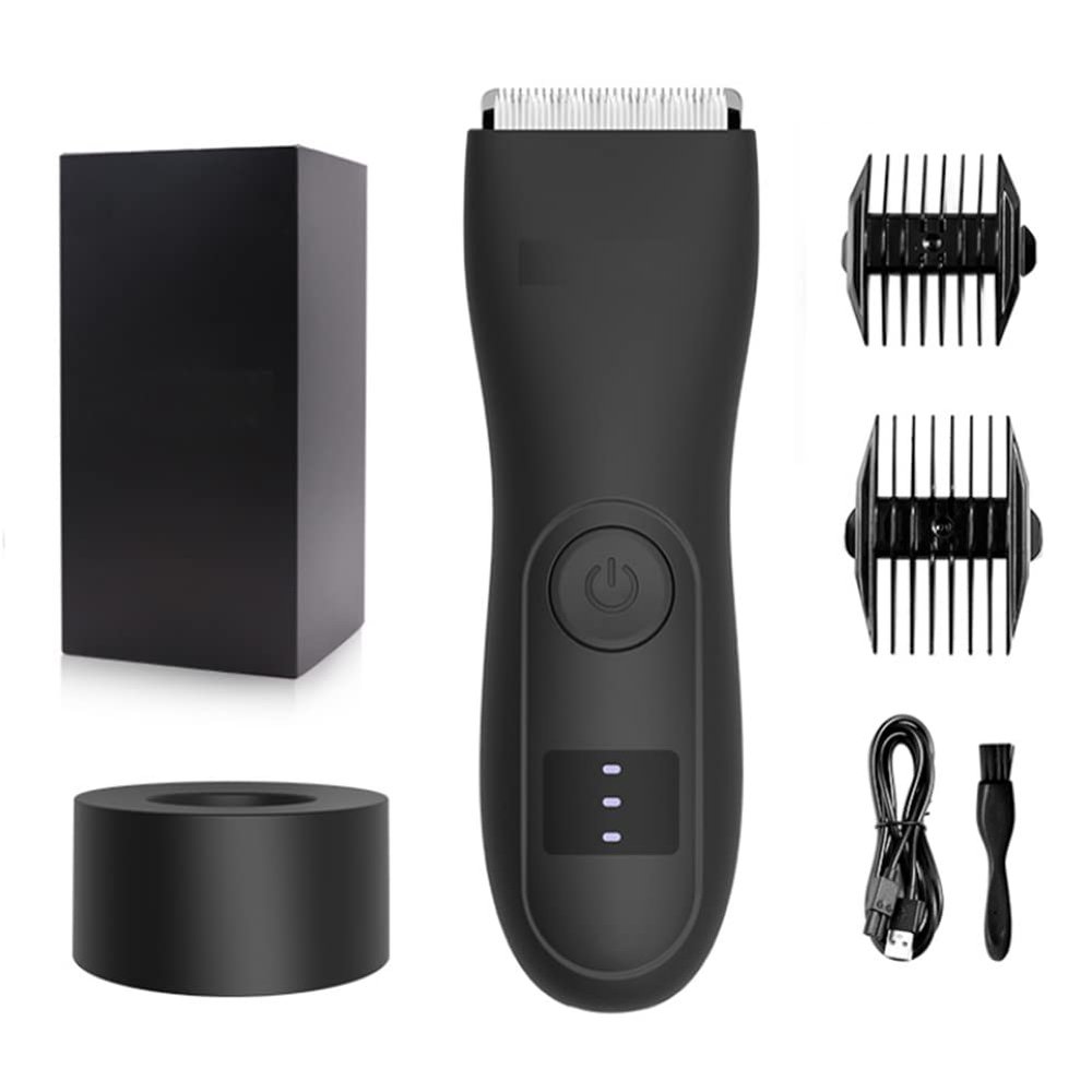 Baglaum Men's Body Hair Trimmer for Men Balls Women Lady Shaver Hair Removal Bikini Trimmer Groin & Body Shaver Arm Beard