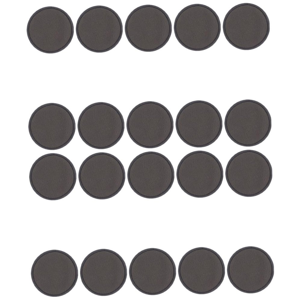 Mipcase 20pcs Makeup Removal Pads Bamboo Cleansing Soft Gentle Reusable Powder Puff Facial Cleaning Pads