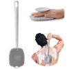 ARIOSOX Silicone Back Scrubber for Shower, Detachable Long Handle Body Scrub Brush, Shower Brush for Shower Exfoliating and Message, Dual Purpose Overall Cleaning - Grey view 1