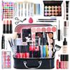 All-in-one Holiday Make up Gift Set | Makeup Kit for Women Full Kit Essential Starter Bundle Include Eyeshadow Palette Lipstick Blush Foundation Concealer Face Powder Mascara Lipgloss Brush view 1