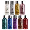 9 Piece Body Glitter Gel, Mermaid Sequins Chunky Glitter Face Hair Nail Lips Glitter Gel Durable Sparkling Lotion Glitter Liquid Eyeshadow for Festival Birthday Makeup Party view 2