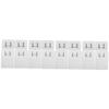 Lurrose 16pcs Stainless Steel Nail Art Mixing Palette Cosmetic Palette for Foundation and Nail Art Lightweight Portable Makeup Mixing Tray view 1