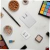 Lurrose 16pcs Stainless Steel Nail Art Mixing Palette Cosmetic Palette for Foundation and Nail Art Lightweight Portable Makeup Mixing Tray view 4