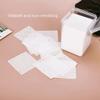 Hintyne Makeup Remover Pads,Eyelash Extension Glue Cleaning Cotton Pads Nail Glue Non-Woven Fabric Wipes 200PCS view 2