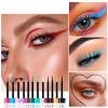Lufeeyeta 12-Color Neon Liquid Eyeliner Set, Professional Bright Eyeliner Set, Anti-Smudge Makeup Eyeliner 3.5G Liquid Eyeliner, Color Non-Smudge Fast Film-Forming Waterproof view 3