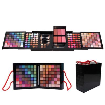 177 Colors Cosmetic Make Up Gifts Combination with Eyeshadow Facial Blusher Eyebrow Powder Face Concealer Powder Eyeliner Pencil with Full Size Mirror Makeup Palette Kit