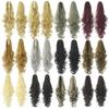180G Thick Long Curly Clip On Hairpiece Extensions Ponytail Tail Synthetic Hair Claw Ponytailtails view 2