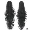 180G Thick Long Curly Clip On Hairpiece Extensions Ponytail Tail Synthetic Hair Claw Ponytailtails view 3