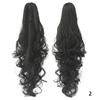 180G Thick Long Curly Clip On Hairpiece Extensions Ponytail Tail Synthetic Hair Claw Ponytailtails view 4