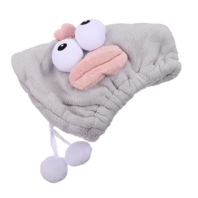 Angoily 1pc Shower Lovely Wraps Bathing Absorption Absorbent Water Cartoon Fast Hat Hair Drying