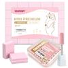 180 Fine Grit Small Sanding Bands for Nail Drill with 3.1MM Mandrel Bit Set and Mini 100/180 Grit Pink Nail Buffer Block Bundle view 1