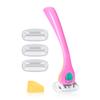 Billie Razors for Women Shave Kit  Womens Razor + 4 x 5-Blade Razor Refills + Magnetic Holder  Malibu & Whipped Shave Cream - Lavender & Bergamot Scent - 6.5 fl oz view 2