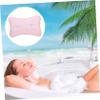 Angoily 3 Pcs Bathtub Suction Cup Headrest with Suction Cup Net 3D view 2