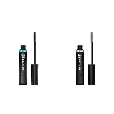 LOral Paris Telescopic Lift Mascara, Lengthening and Volumizing Eye Makeup & Telescopic Lift Washable Mascara, Lengthening and Volumizing Eye Makeup