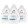 Dove Antibacterial Hand Wash Care & Protect Pack of 3 Protects Skin from Dryness & Advanced Care Hand Wash Deep Moisture 4 Count for Soft, Smooth Skin view 2