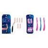 Schick Hydro Silk Dermaplaning Wand for Face with 6 Refill Blades | Dermaplane Peach Fuzz Remover & Touch-Up Exfoliating Dermaplaning Tool, Face & Eyebrow Razor with Precision Cover view 1